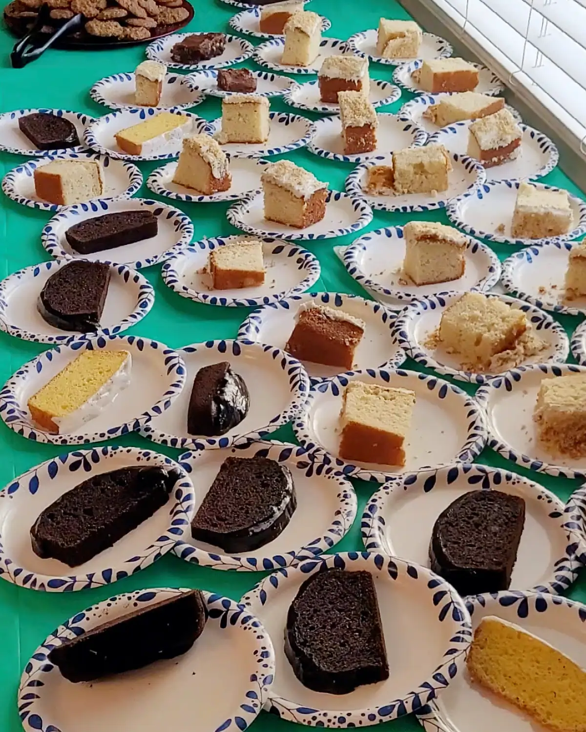 Altar Society brought cakes to the Twelfth St. Joseph Spaghetti Dinner