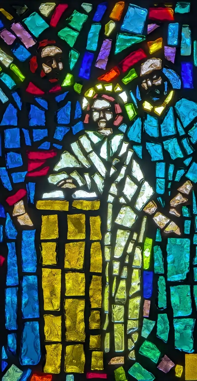 Stained Glass Side window at St. Joseph Catholic Church in Port St. Joe