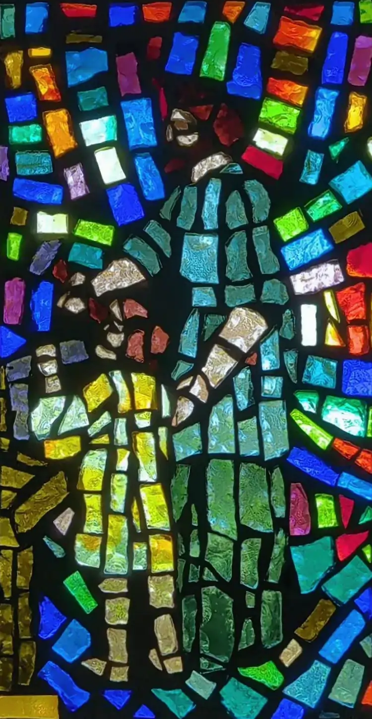 Stained Glass Side window at St. Joseph Catholic Church in Port St. Joe