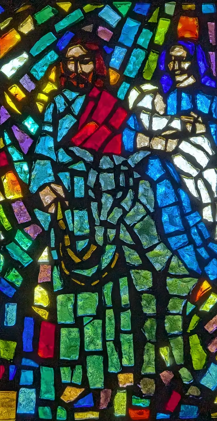 Stained Glass Side window at St. Joseph Catholic Church in Port St. Joe