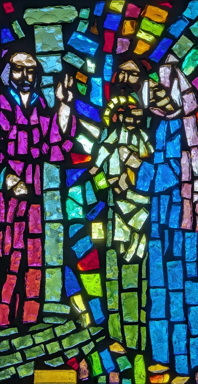 Stained Glass Side window at St. Joseph Catholic Church in Port St. Joe