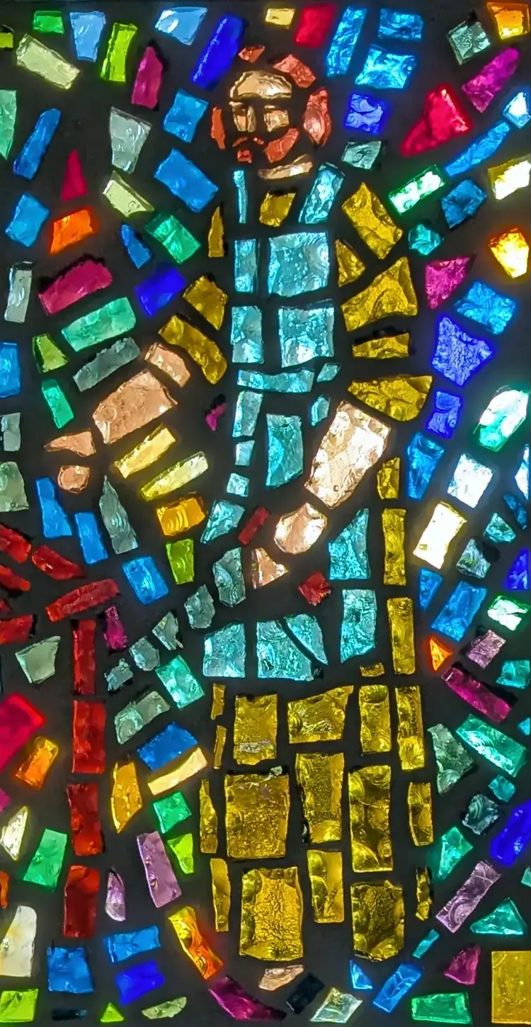 Stained Glass Side window at St. Joseph Catholic Church in Port St. Joe