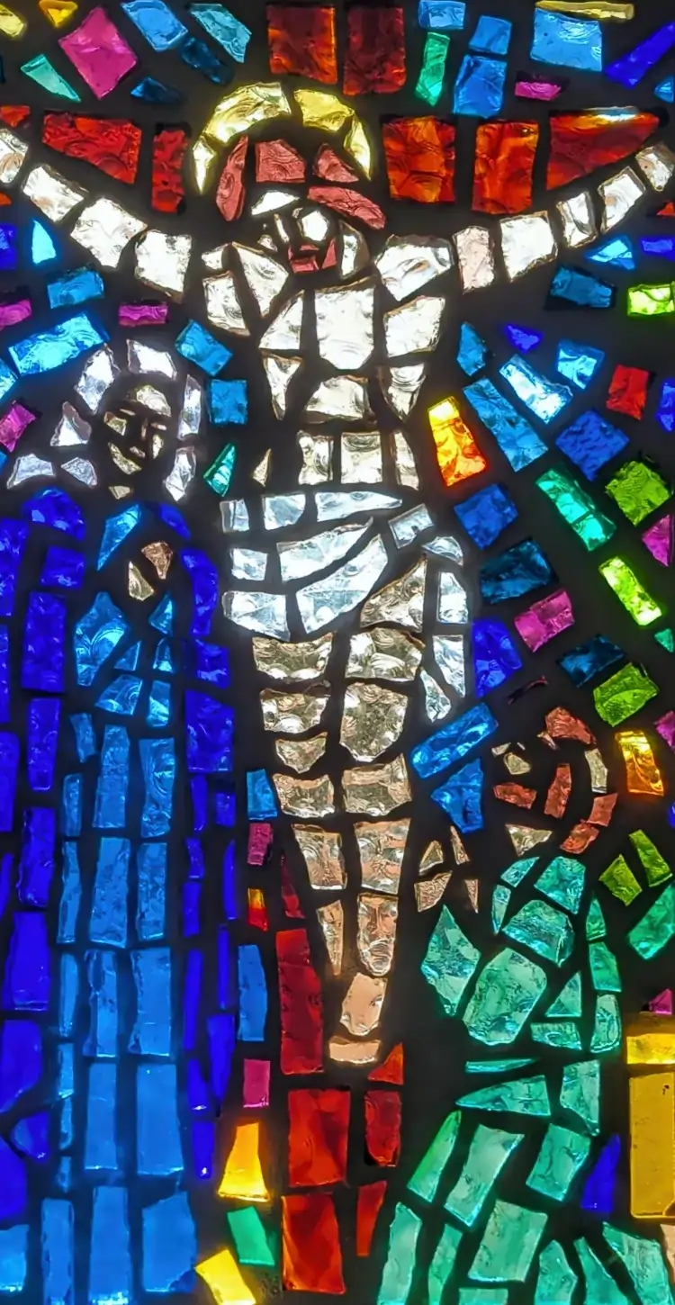 Stained Glass Side window at St. Joseph Catholic Church in Port St. Joe
