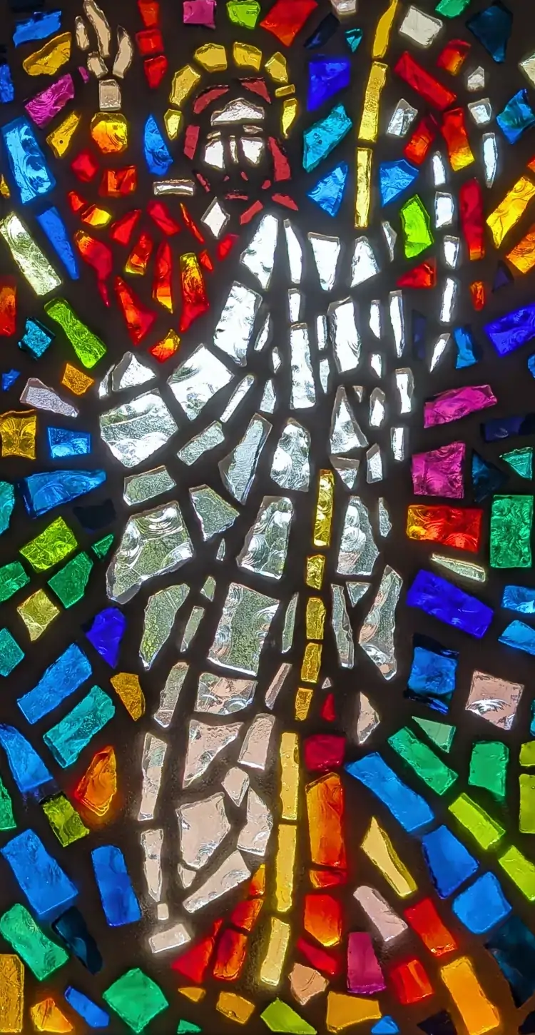 Stained Glass Side window at St. Joseph Catholic Church in Port St. Joe