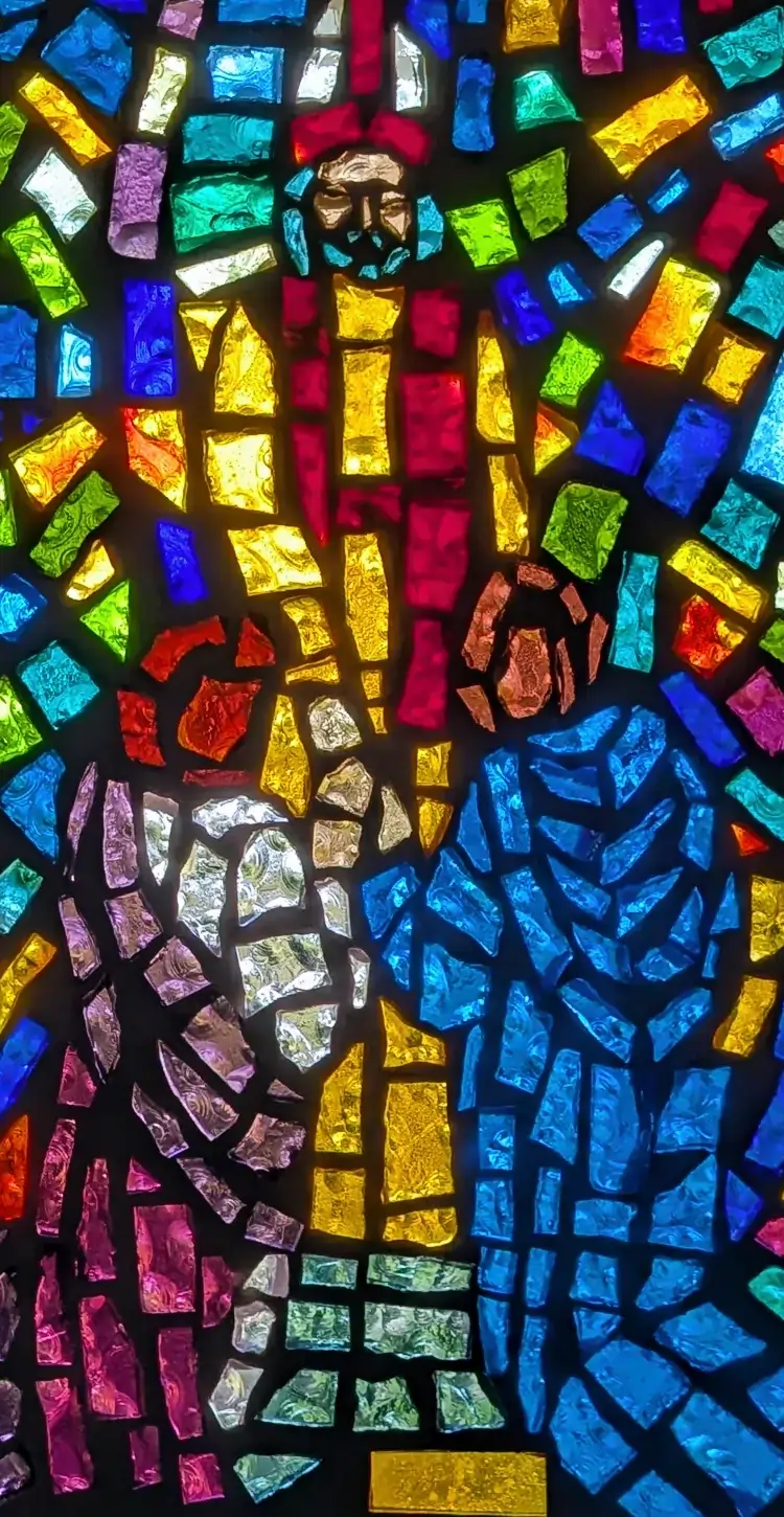 Stained Glass Side window at St. Joseph Catholic Church in Port St. Joe