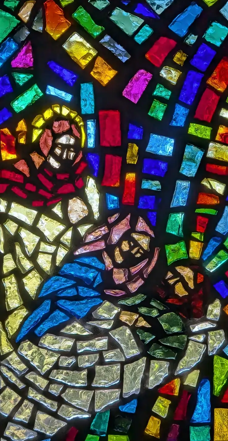 Stained Glass Side window at St. Joseph Catholic Church in Port St. Joe