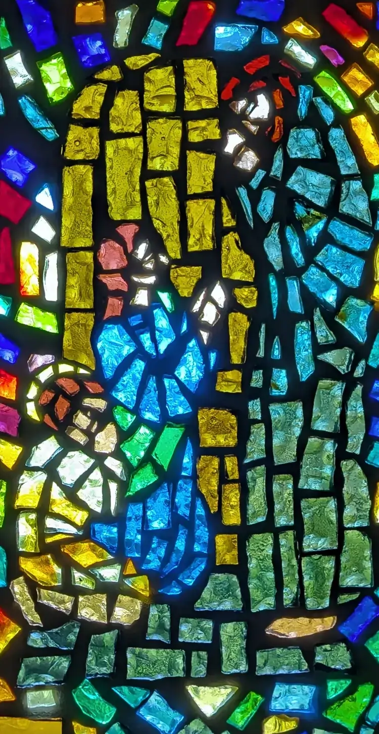 Stained Glass Side window at St. Joseph Catholic Church in Port St. Joe